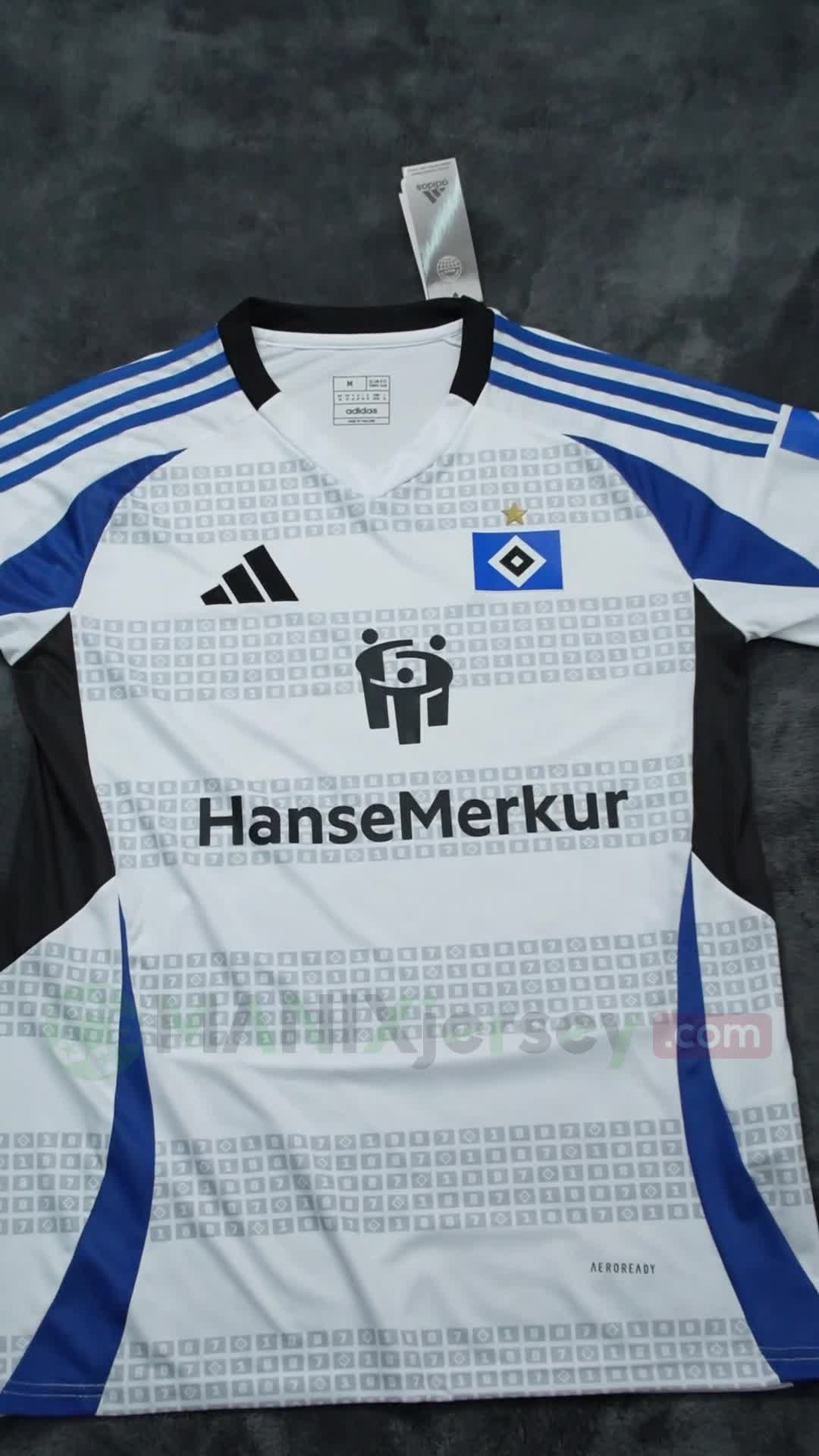 ManixJersey.com | Hamburger SV 24-25 Home Stadium Jersey - Fans Version -Customize Name, Number and Patch | Worldwide Shipping