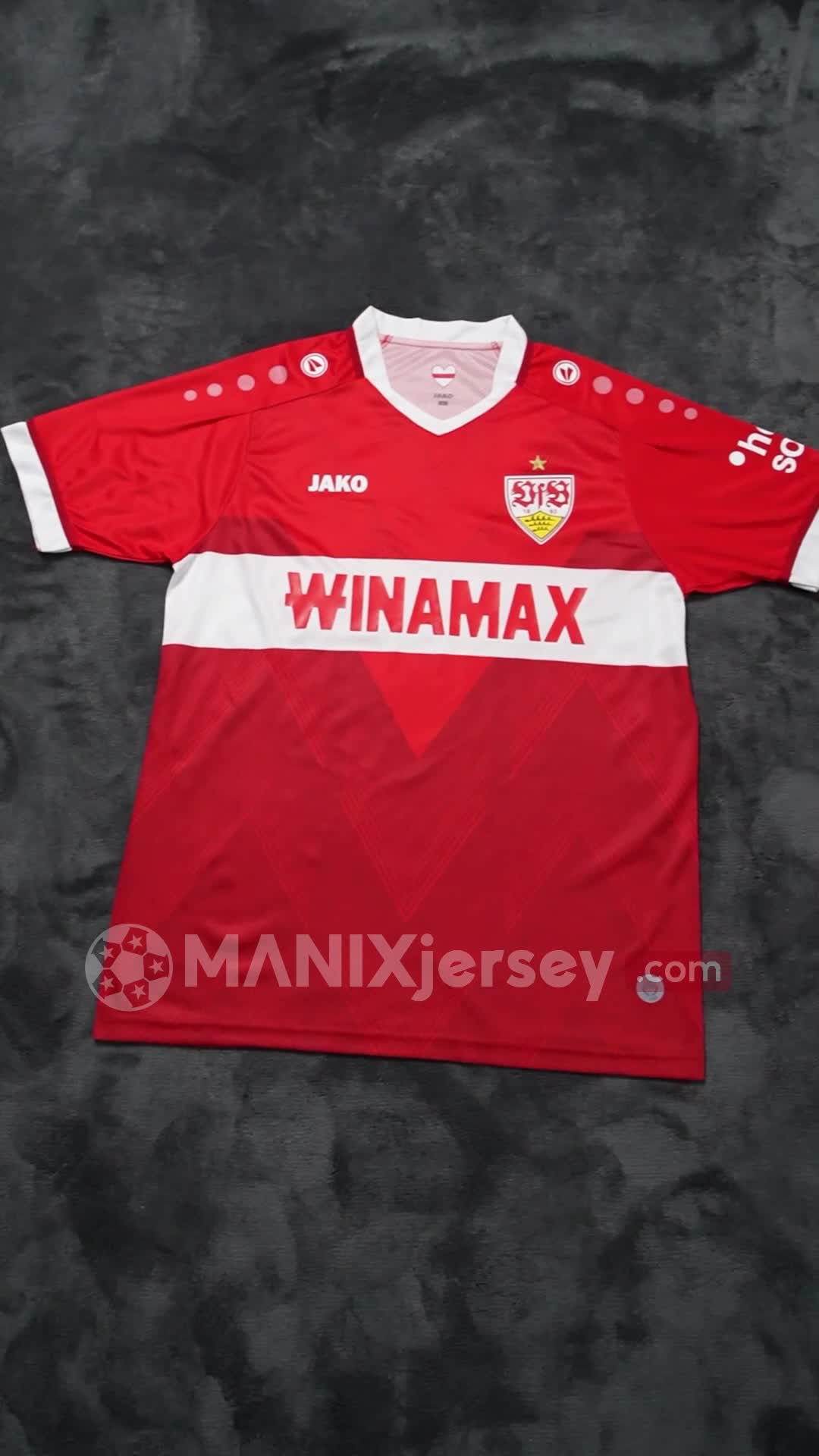 ManixJersey.com | VfB Stuttgart 24-25 Away Jersey - Fans Version -Customize Name, Number and Patch | Worldwide Shipping